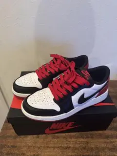 Air Jordan 1 Retro Low OG Black Toe 24.5