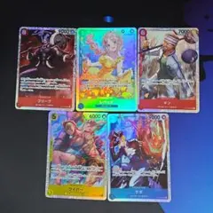 ワンピースカード　SR4枚セット　神の島の冒険