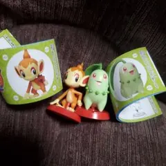 ポケットモンスター チョコエッグ 旅立ちの3匹　ヒコザル チコリータ