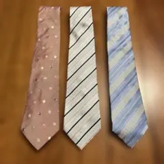ネクタイ　MARC JACOBS、U.P renoma、コムサ3点セット　中古