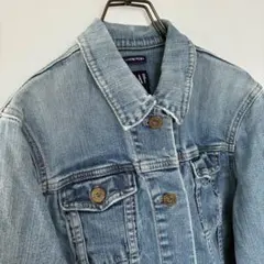 ビンテージ GAP ギャップ デニムジャケット ブリーチ ストレッチ ダメージのサムネイル