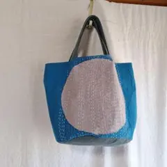 バケツトートバック(刺し子)