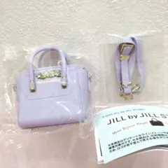 JILL STUART ミニビジューロイヤルトートキーホルダー　パープル