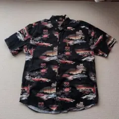 MAGELLAN クラシックカー 半袖 柄シャツ