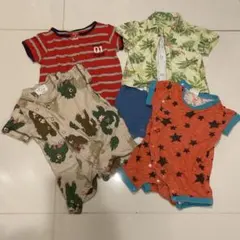 半袖　ロンパース　まとめ売り　男の子　70 80 夏