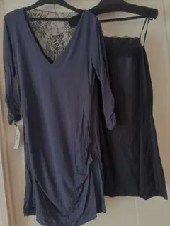 新品タグ付16000円スコットクラブ系列トップスワンピ