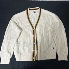 TOMMY JEANS ケーブルニット セーター XL