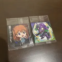 エヴァンゲリオン　ウエハースシール　アスカ　初号機