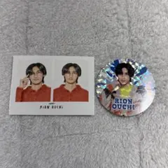 大内リオン 厚紙カード ステッカー セット