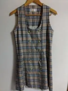 Burberry's チェック柄 ノースリーブ ワンピース