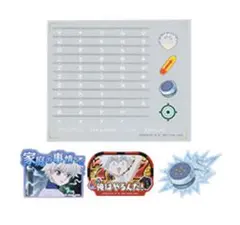 ハンターハンター 一番くじ K賞 クリアステッカー＆フレークシール キルア