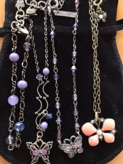 アナスイ3点セットおまけ付(ネックレス2 点、ブレスレット2連1点)