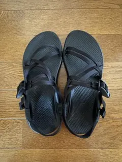 【chaco/チャコ】サンダル/W8(25cm)/ブラック スポーツサンダルのサムネイル