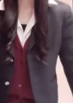 制服用カーディガン 赤 レディース