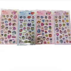 たまごっち ぷくぷくシール ぷっくりシール 3Dシール 4枚セット