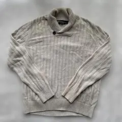 NAUTICA ノーティカ ショールカラー リブニット セーター Mのサムネイル