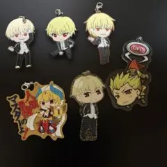 fate ギルガメッシュ ラバーストラップ セット Fate ギルガメッシュ ラバーストラップセット - メルカリ