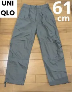 UNIQLO タックジョガーパンツ オリーブ 221-457698 61cmのサムネイル