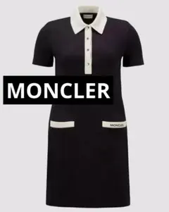 MONCLER ポロシャツスタイル ワンピース 半袖