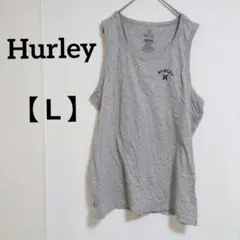 ❤SALE❤️Hurley ハーレー【Ｌ】タンクトップ ノースリーブ グレー