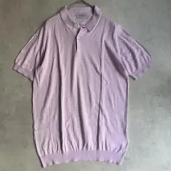 ジョンスメドレー シーアイランドコットン スキッパーポロニット