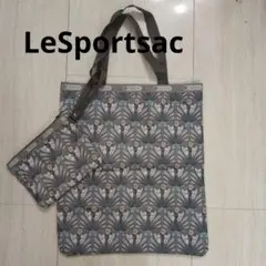LeSportsac 花柄エコバッグ ポーチ付き