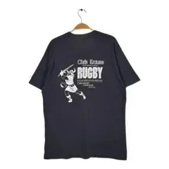 90s ラグビーチーム カナダ製 ヴィンテージ Tシャツ フェードブラック XL