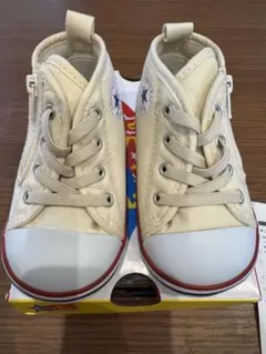 CONVERSE ALL STAR クリーム色 ベビーシューズ