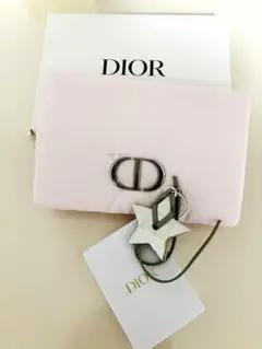 Dior ピンク ポーチ ロゴ付き 他