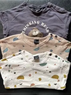 manina／長袖Tシャツ×3点セット(90.95)