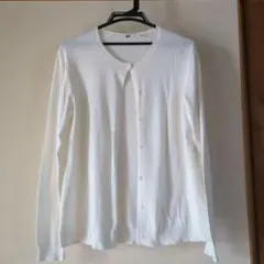 UNIQLO ホワイト カーディガン XLサイズ