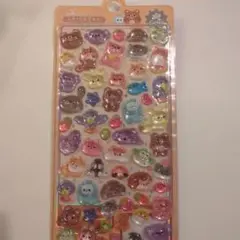 3Dステッカー 立体 ぷっくり どうぶつ