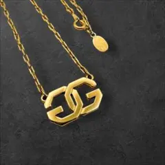 ジバンシー GGロゴ ヴィンテージ ネックレス チェーン ゴールド