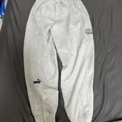 pumaスゥエットパンツグレー