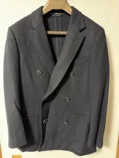 【美品】エルメス　テーラードジャケット　Super100’s イタリア製　正規品 HERMES - エルメス HERMES ジャケット テーラード シアサッカー