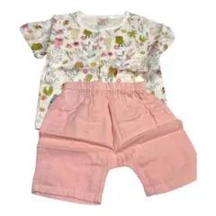 キッズ パジャマ ダブルガーゼ 半袖 春 夏 前開き 女の子 男の子 80サイズ