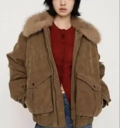 WASHED PUFFER SHORT ブルゾンSLYブラウン - メルカリ
