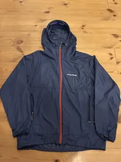 モンベル mont-bell ナイロンジャケット S ネイビー