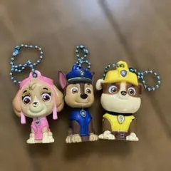 パウ・パトロール フィギュア キーホルダー 3種セット