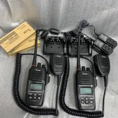 ICOM デジタル簡易無線機 登録 免許 5W どちらも可 2台セット 中古品