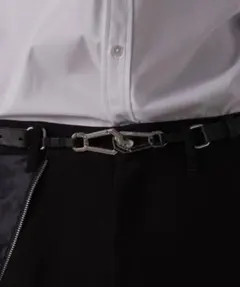 Galerie 21 BLACK LEATHER CARABINER - メルカリ