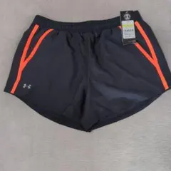 Under Armour ランニングショーツ M 黒/オレンジ