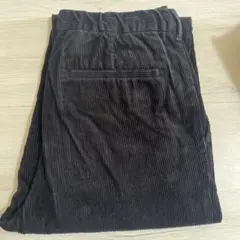 コーデュロイワイドイージーパンツ