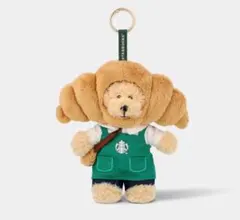 スターバックス 台湾 STARBUCKS ベアリスタ クロワッサン キーホルダー
