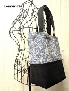 バッグ　リバティ　リネン　ハンドメイド