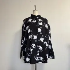 黒 パンダ 長袖シャツ ファンキーフルーツ 新品 ドラッグハニーのサムネイル