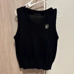 COMME CA ISM ベスト ネイビー 110cm
