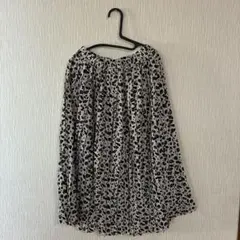 美品】HusHusH ハッシュアッシュ レオパード柄プリーツスカート M 豹柄