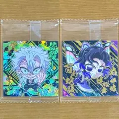 鬼滅の刃シールウエハース14 SR不死川実弥 極レア胡蝶しのぶ 2枚セット