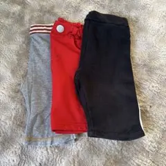 キッズ 子供服　半ズボン ハーフパンスト3点セット 90〜95cm